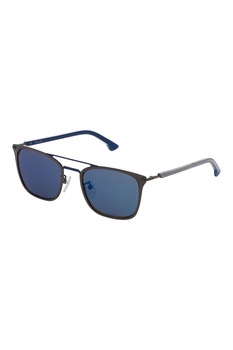 Police, Ochelari de soare cu lentile oglinda Drop, Gri hematit, 52-20-135 Standard Police, Ochelari de soare cu lentile oglinda Drop, Gri hematit, 52-20-135 Standard