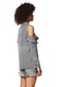Риза, Desigual 17WWCWWB, бяло/черно, M