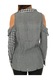 Риза, Desigual 17WWCWWB, бяло/черно, M