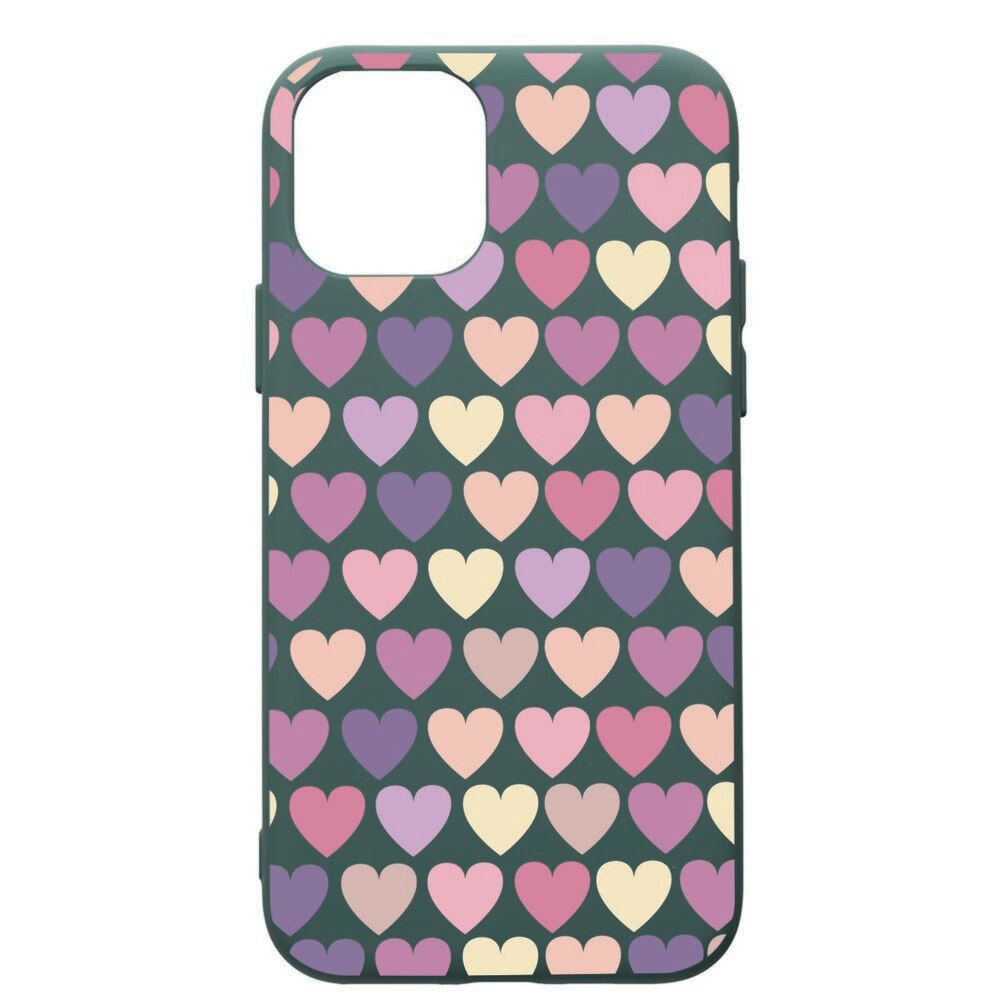Husa Premium Silicon Compatibila Cu Apple iPhone 11 Pro, Hearth, cu interiorul din material textil, protectie camera, Forest Green, PFG34