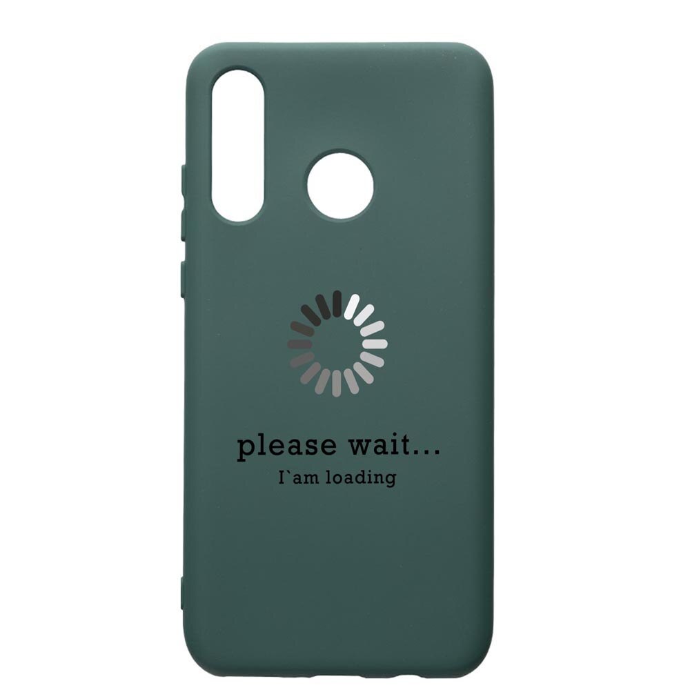 Husa Premium Silicon Compatibila Cu Huawei P30 Lite, Loading, cu interiorul din material textil, protectie camera, Forest Green, PFG37