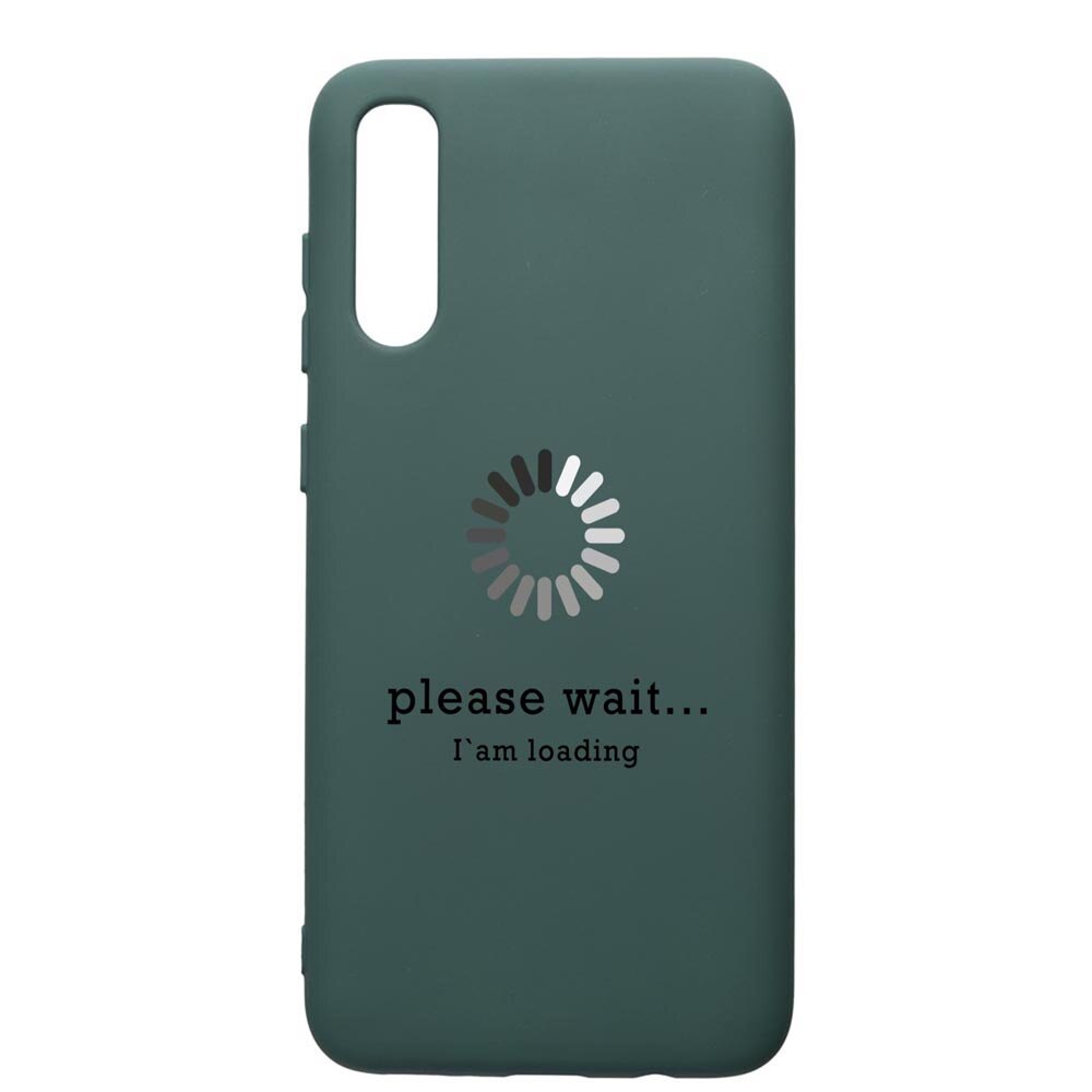 Husa Premium Silicon Compatibila Cu Samsung Galaxy A70, Loading, cu interiorul din material textil, protectie camera, Forest Green, PFG37