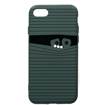 Husa Premium Silicon Compatibila Cu Apple iPhone SE 2 / iPhone 8 / iPhone 7, Look Back, cu interiorul din material textil, protectie camera, Forest Green, PFG38 Husa Premium Silicon Compatibila Cu Apple iPhone SE 2 / iPhone 8 / iPhone 7, Look Back, cu interiorul din material textil, protectie camera, Forest Green, PFG38