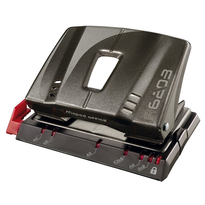 Perforator Maped Advanced Metal, 20/25 coli, Gri