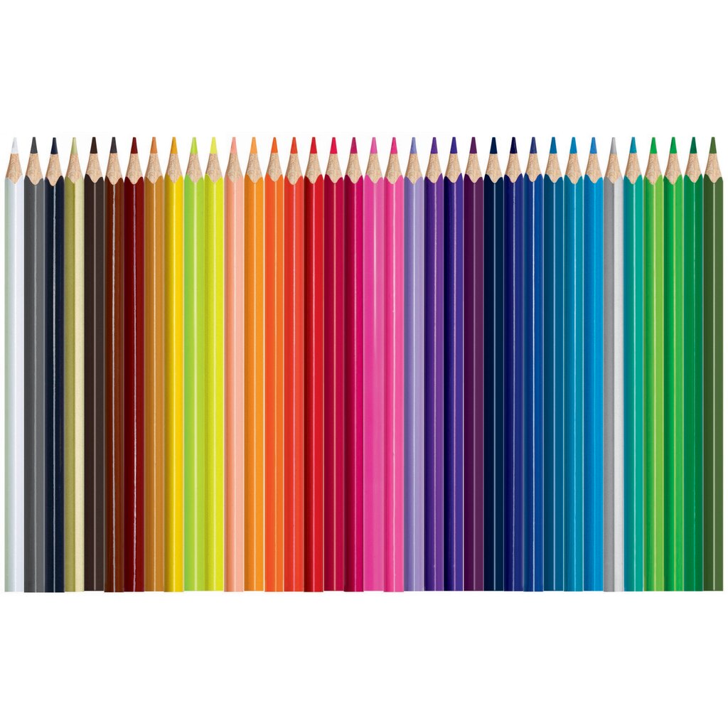 Maped Color'Peps Strong 36 Matite Colorate In Tubo Metallico | Mine Ultra Resistenti 3,2mm | Ergonomiche