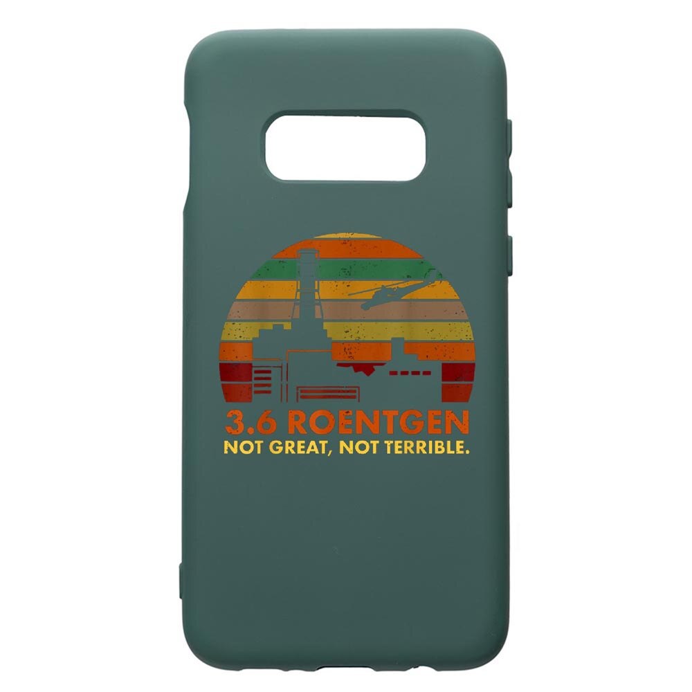 Husa Premium Silicon Compatibila Cu Samsung Galaxy S8, Chernobyl, cu interiorul din material textil, protectie camera, Forest Green, PFG275