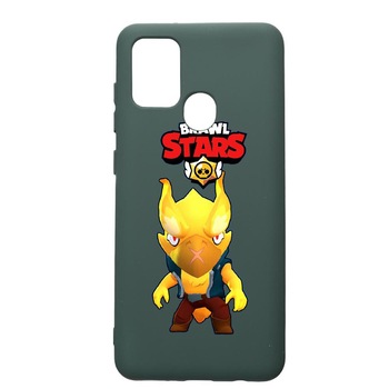 Husa Premium Silicon Compatibila Cu Huawei P Smart 2020, Brawl Stars Phoenix Crow, cu interiorul din material textil, protectie camera, Forest Green, PFG645 Husa Premium Silicon Compatibila Cu Huawei P Smart 2020, Brawl Stars Phoenix Crow, cu interiorul din material textil, protectie camera, Forest Green, PFG645