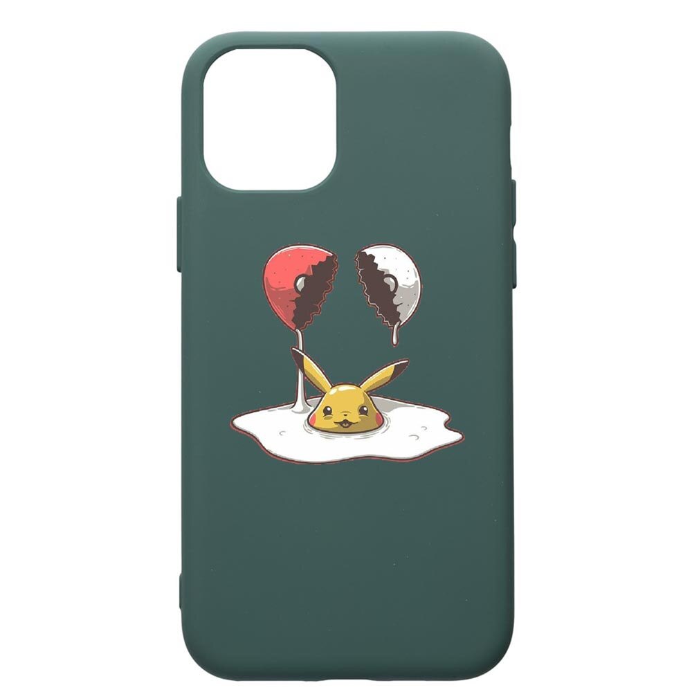 Husa Premium Silicon Compatibila Cu Apple iPhone 11, Meme, cu interiorul din material textil, protectie camera, Forest Green, PFG656