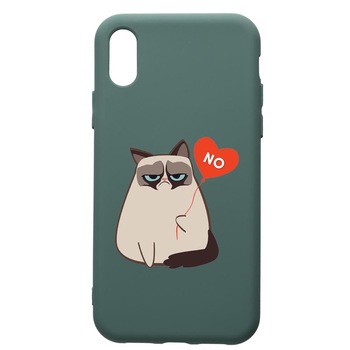 Husa Premium Silicon Compatibila Cu Apple iPhone XS / iPhone X, Meme - Gumpy, cu interiorul din material textil, protectie camera, Forest Green, PFG657 Husa Premium Silicon Compatibila Cu Apple iPhone XS / iPhone X, Meme - Gumpy, cu interiorul din material textil, protectie camera, Forest Green, PFG657