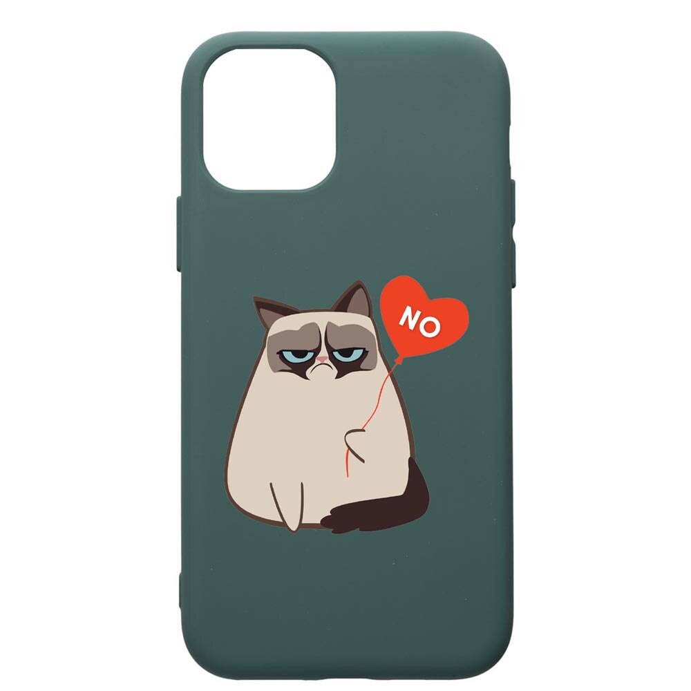 Husa Premium Silicon Compatibila Cu Apple iPhone 11 Pro Max, Meme - Gumpy, cu interiorul din material textil, protectie camera, Forest Green, PFG657