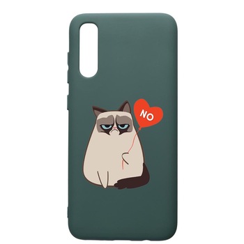 Husa Premium Silicon Compatibila Cu Samsung Galaxy A70, Meme - Gumpy, cu interiorul din material textil, protectie camera, Forest Green, PFG657 Husa Premium Silicon Compatibila Cu Samsung Galaxy A70, Meme - Gumpy, cu interiorul din material textil, protectie camera, Forest Green, PFG657
