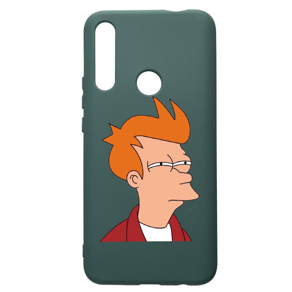 Husa Premium Silicon Compatibila Cu Huawei P Smart Z, Meme, cu interiorul din material textil, protectie camera, Forest Green, PFG663
