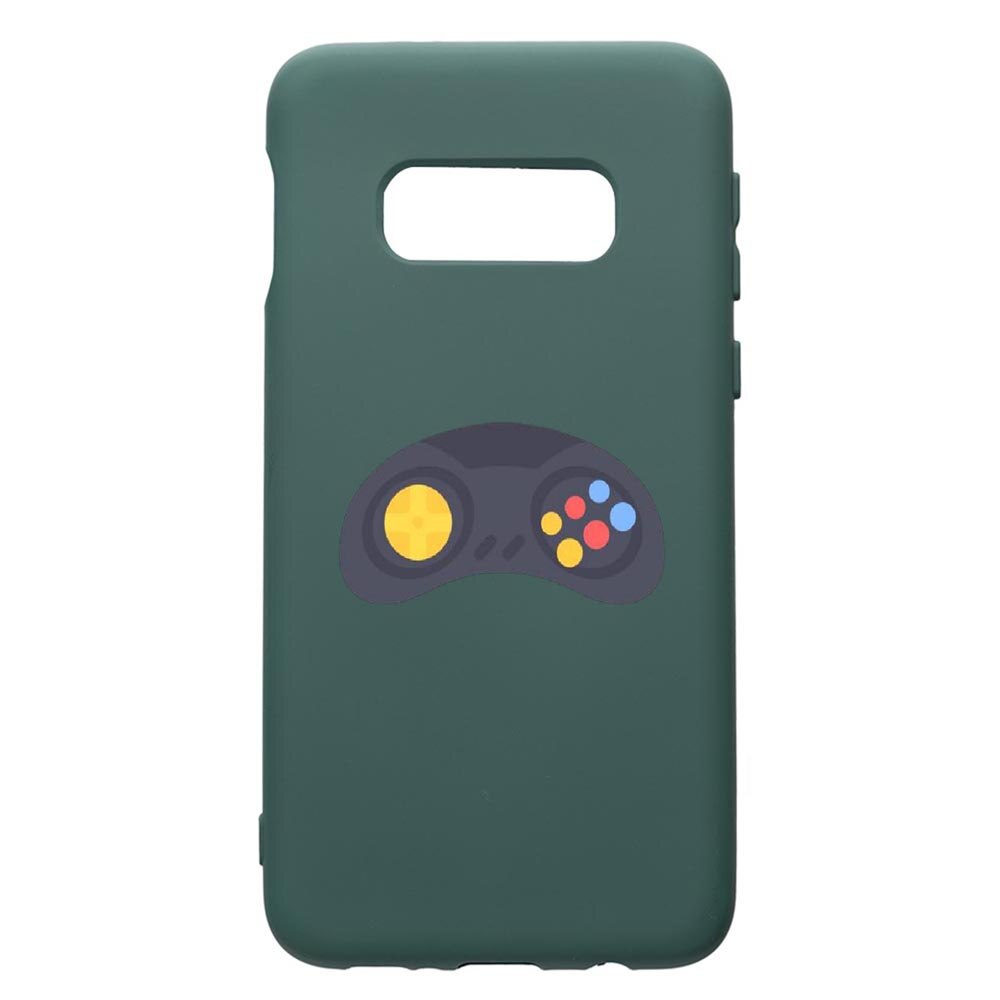 Husa Premium Silicon Compatibila Cu Samsung Galaxy S8, Gamer - Xbox, cu interiorul din material textil, protectie camera, Forest Green, PFG672
