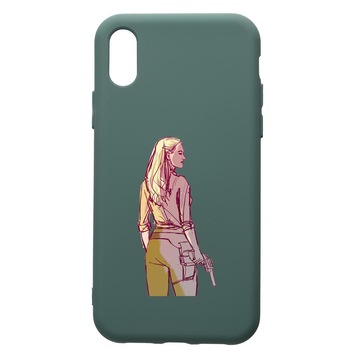 Husa Premium Silicon Compatibila Cu Samsung Galaxy A10, Westworld, Movie, cu interiorul din material textil, protectie camera, Forest Green, PFG676 Husa Premium Silicon Compatibila Cu Samsung Galaxy A10, Westworld, Movie, cu interiorul din material textil, protectie camera, Forest Green, PFG676