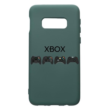 Husa Premium Silicon Compatibila Cu Samsung Galaxy S8, Gamer Xbox, cu interiorul din material textil, protectie camera, Forest Green, PFG674 Husa Premium Silicon Compatibila Cu Samsung Galaxy S8, Gamer Xbox, cu interiorul din material textil, protectie camera, Forest Green, PFG674
