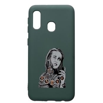 Husa Premium Silicon Compatibila Cu Samsung Galaxy A20E, Westworld, Movie, cu interiorul din material textil, protectie camera, Forest Green, PFG680 Husa Premium Silicon Compatibila Cu Samsung Galaxy A20E, Westworld, Movie, cu interiorul din material textil, protectie camera, Forest Green, PFG680