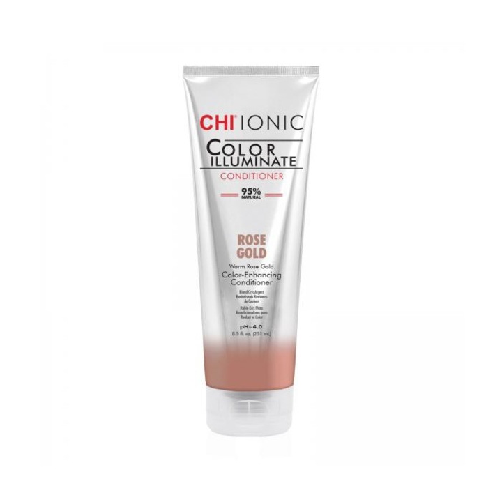 CHI Ionic Color Illuminate Conditioner balsam nuantator pentru revigorarea culorii Rose Gold 251 ml