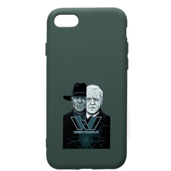 Husa Premium Silicon Compatibila Cu Apple iPhone SE 2 / iPhone 8 / iPhone 7, Westworld, Movie, cu interiorul din material textil, protectie camera, Forest Green, PFG678 Husa Premium Silicon Compatibila Cu Apple iPhone SE 2 / iPhone 8 / iPhone 7, Westworld, Movie, cu interiorul din material textil, protectie camera, Forest Green, PFG678