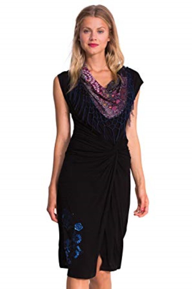 Rochie Desigual 36, Negru, 51V20R5