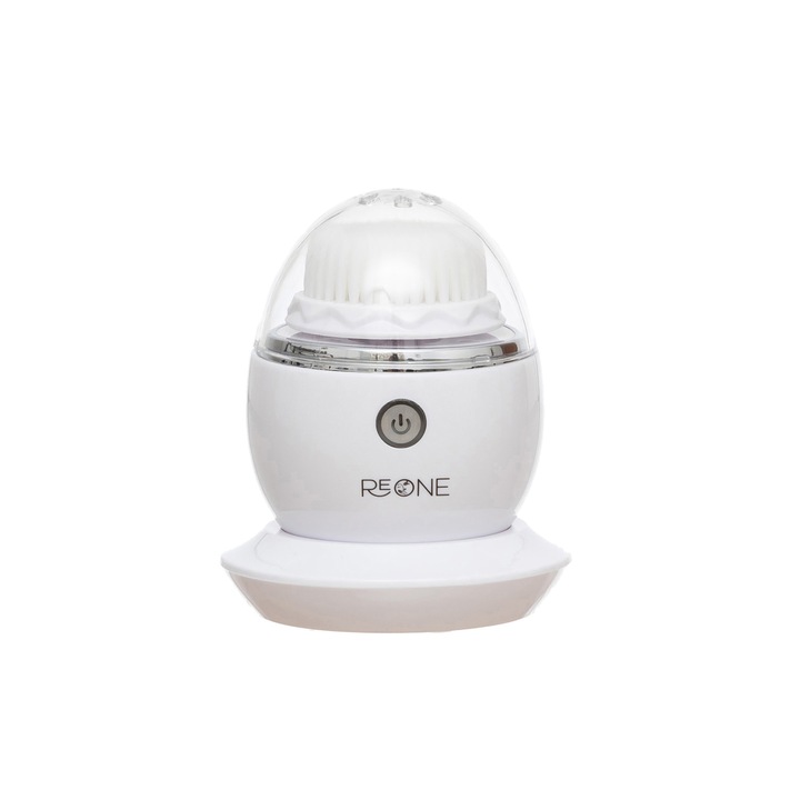 Dispozitiv de curatare faciala 2 in 1, REONE, alb