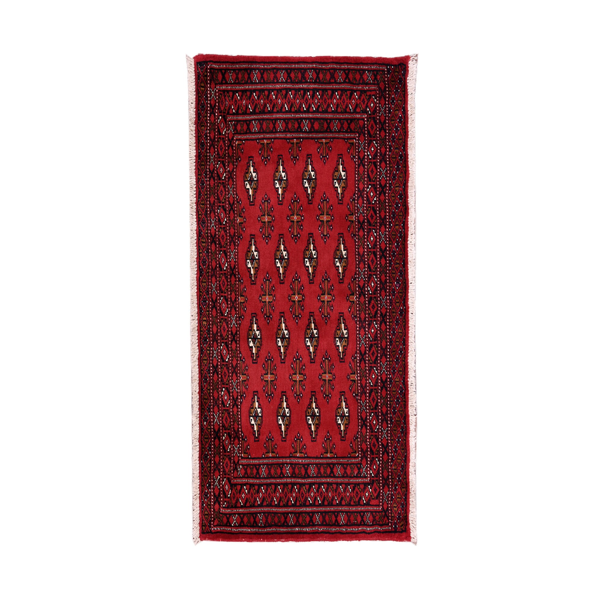 Covoare Persan Bokhara lucrat manual din lana Cod 3783 Dimensiune 95 x 50