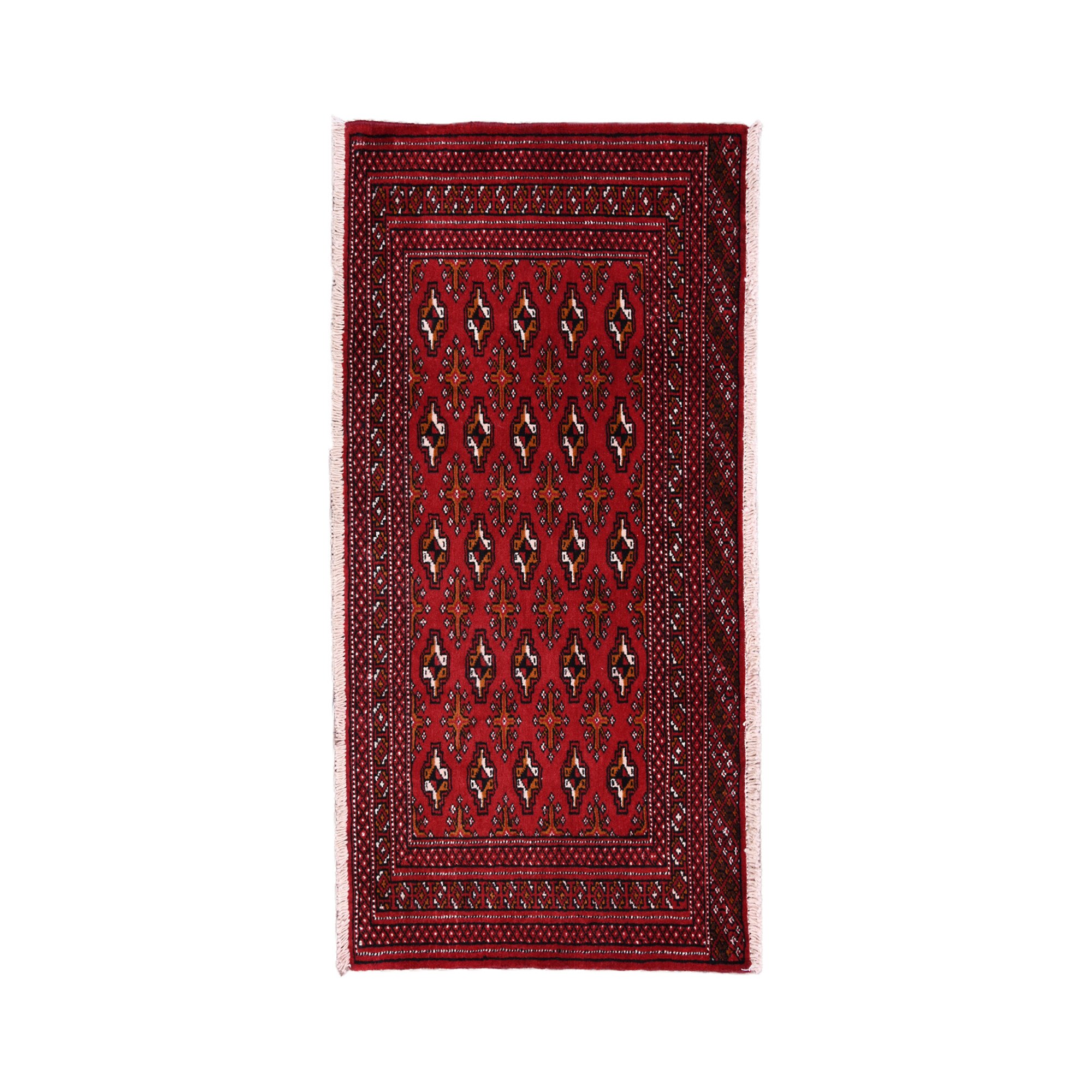 Covoare Persan Bokhara lucrat manual din lana Cod 3780 Dimensiune 102 x 50