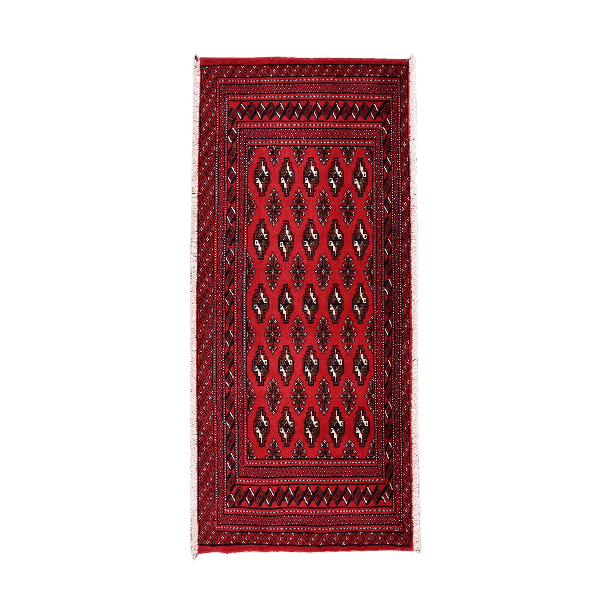 Covoare Persan Bokhara lucrat manual din lana Cod 3784 Dimensiune 120 x 55