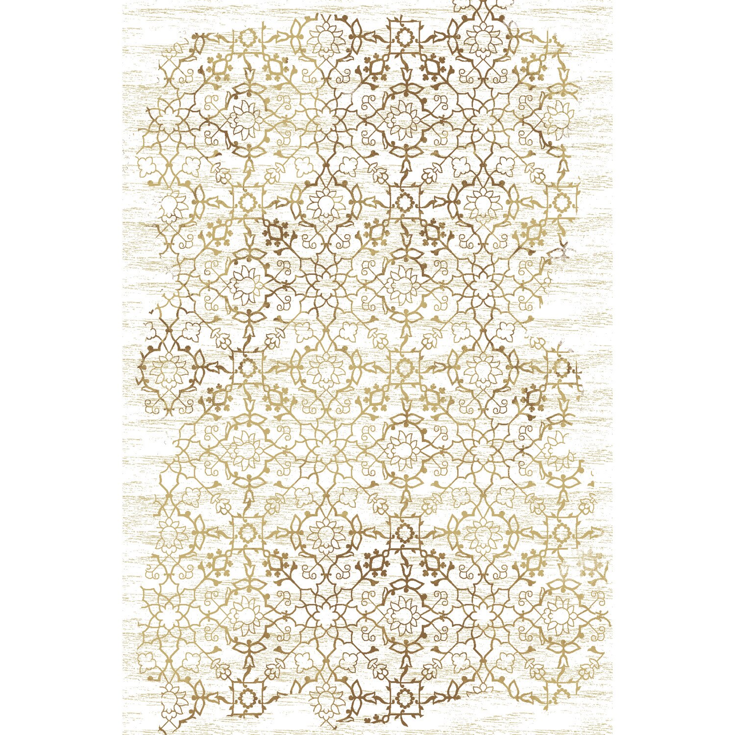 Covor Persan Mecanic EuCarpet 200316R1 Dimensiune 200x300 cm Design Vintage Alb