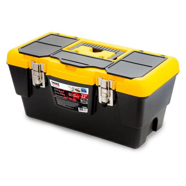 Cutie cu incuietoare metalica pentru scule, 50 x 25 x 23cm, KZML22, Beorol