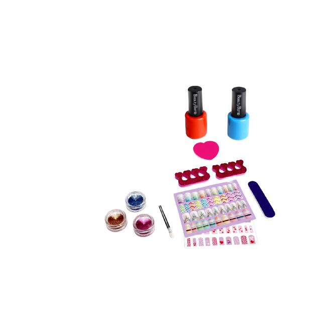 Set trusa manichiura cu oja 36 piese , 33 x 20 x 4 cm,multicolor,3 ani +