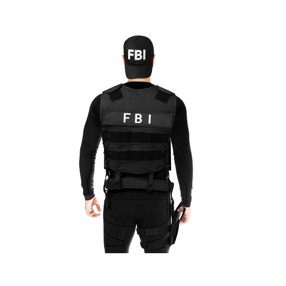 Fbi Customes Costum de carnaval FBI, Black Snake, Negru, M/L - eMAG.ro
