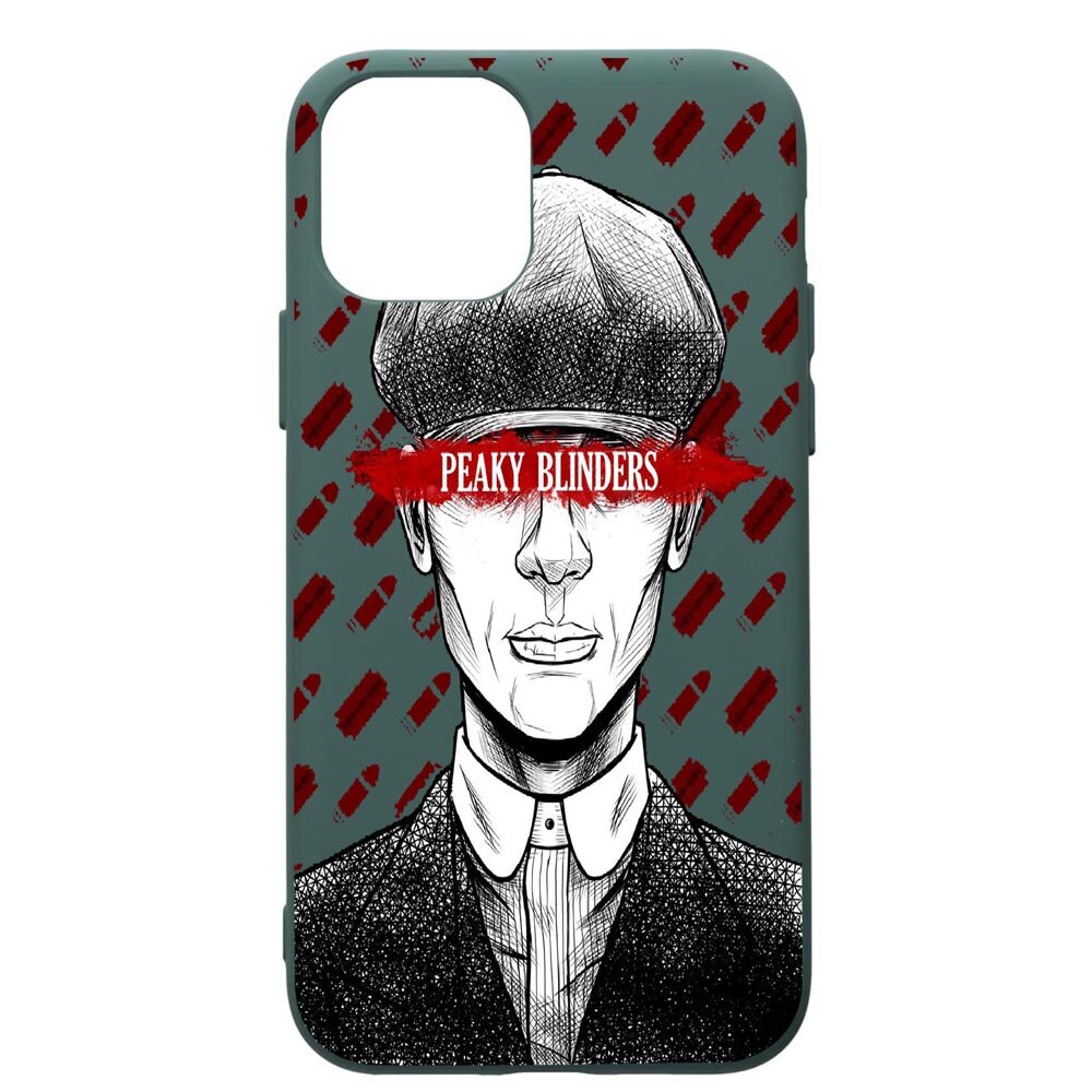 Husa Premium Silicon Compatibila Cu Apple iPhone 11 Pro, Peaky Blinders, cu interiorul din material textil, protectie camera, Forest Green, PFG380