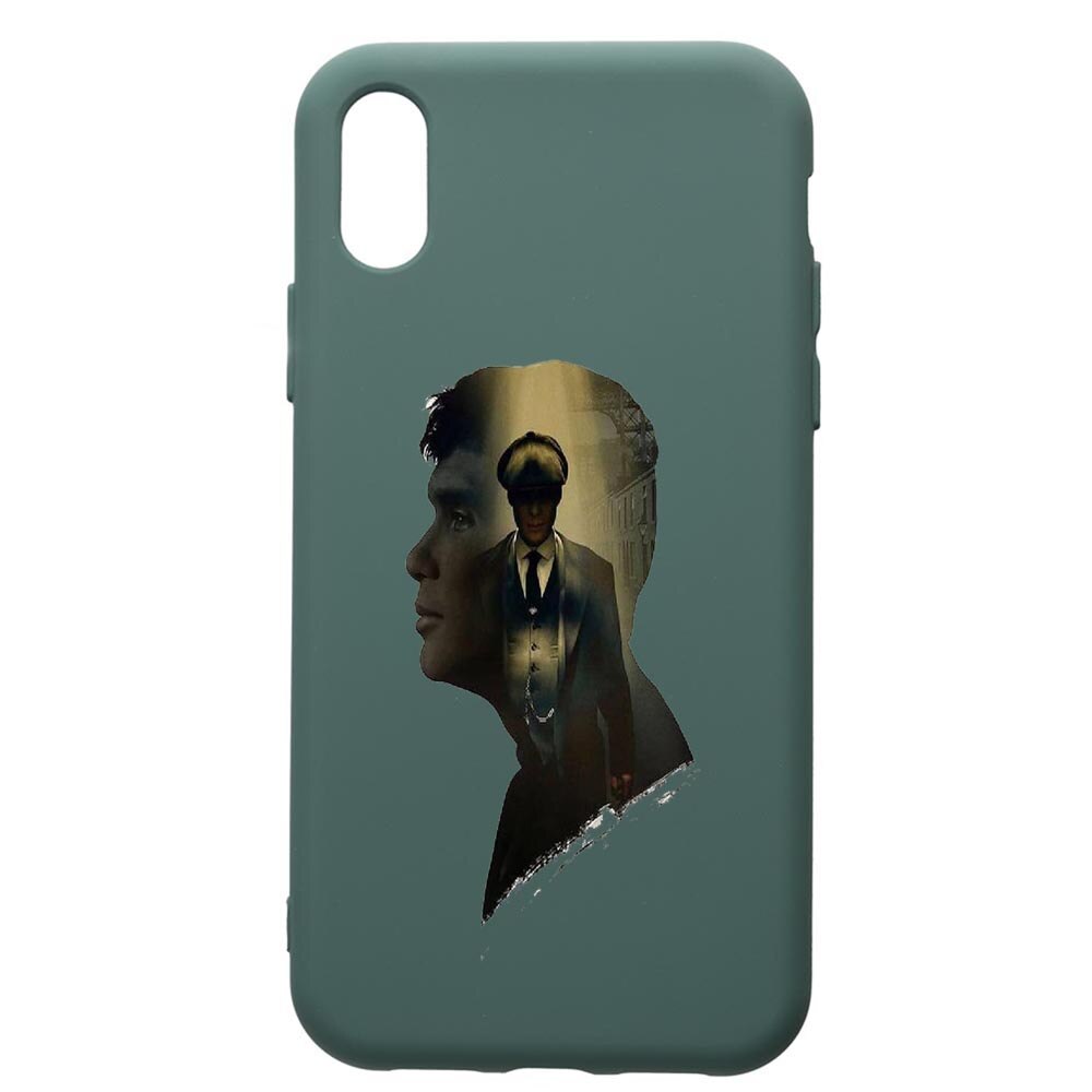 Husa Premium Silicon Compatibila Cu Samsung Galaxy A10, Peaky Blinders, cu interiorul din material textil, protectie camera, Forest Green, PFG385
