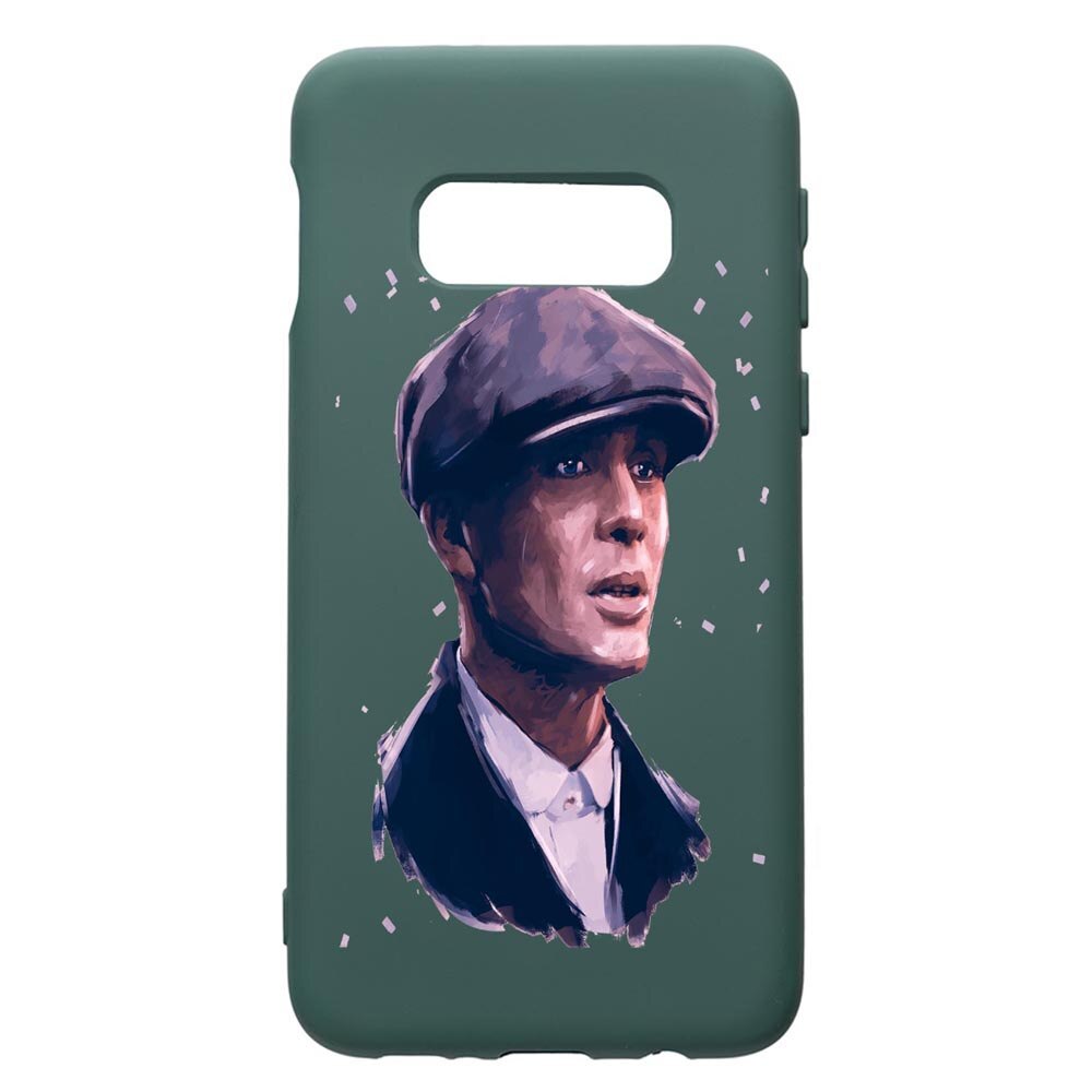 Husa Premium Silicon Compatibila Cu Samsung Galaxy S8, Peaky Blinders, cu interiorul din material textil, protectie camera, Forest Green, PFG387