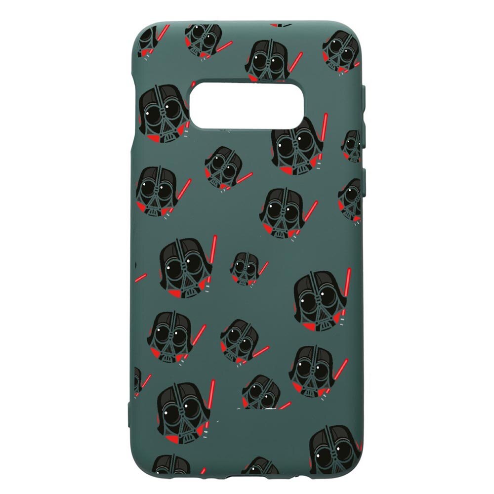 Husa Premium Silicon Compatibila Cu Samsung Galaxy S10e, Star Wars Darth Vader, cu interiorul din material textil, protectie camera, Forest Green, PFG419
