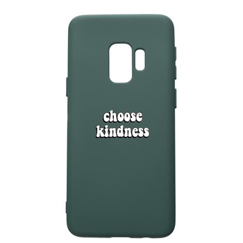 Husa Premium Silicon Compatibila Cu Samsung Galaxy S9, Kidness, cu interiorul din material textil, protectie camera, Forest Green, PFG478 Husa Premium Silicon Compatibila Cu Samsung Galaxy S9, Kidness, cu interiorul din material textil, protectie camera, Forest Green, PFG478