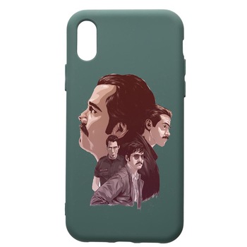 Husa Premium Silicon Compatibila Cu Xiaomi Redmi 7A, Narcos, cu interiorul din material textil, protectie camera, Forest Green, PFG448 Husa Premium Silicon Compatibila Cu Xiaomi Redmi 7A, Narcos, cu interiorul din material textil, protectie camera, Forest Green, PFG448