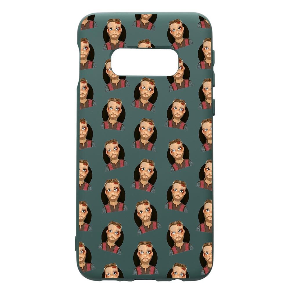 Husa Premium Silicon Compatibila Cu Samsung Galaxy S8, Vikings, cu interiorul din material textil, protectie camera, Forest Green, PFG453