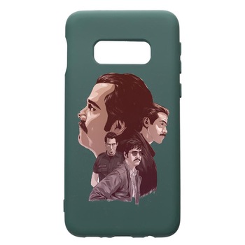 Husa Premium Silicon Compatibila Cu Samsung Galaxy S8, Narcos, cu interiorul din material textil, protectie camera, Forest Green, PFG448 Husa Premium Silicon Compatibila Cu Samsung Galaxy S8, Narcos, cu interiorul din material textil, protectie camera, Forest Green, PFG448