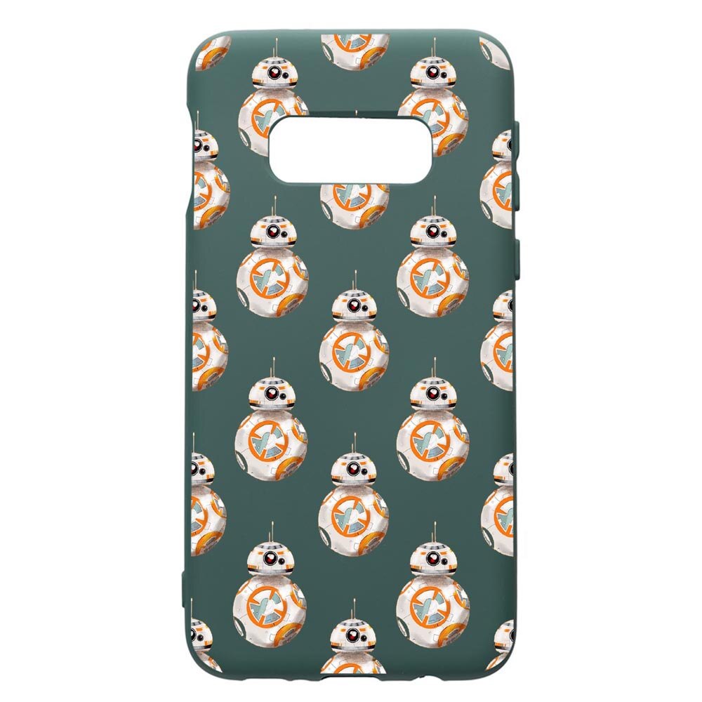 Husa Premium Silicon Compatibila Cu Samsung Galaxy S10e, Star Wars Droids, cu interiorul din material textil, protectie camera, Forest Green, PFG421