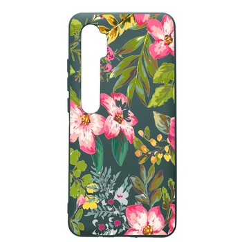 Husa Premium Silicon Compatibila Cu Xiaomi Mi Note 10, Flowers - Pastel colors, cu interiorul din material textil, protectie camera, Forest Green, PFG510 Husa Premium Silicon Compatibila Cu Xiaomi Mi Note 10, Flowers - Pastel colors, cu interiorul din material textil, protectie camera, Forest Green, PFG510
