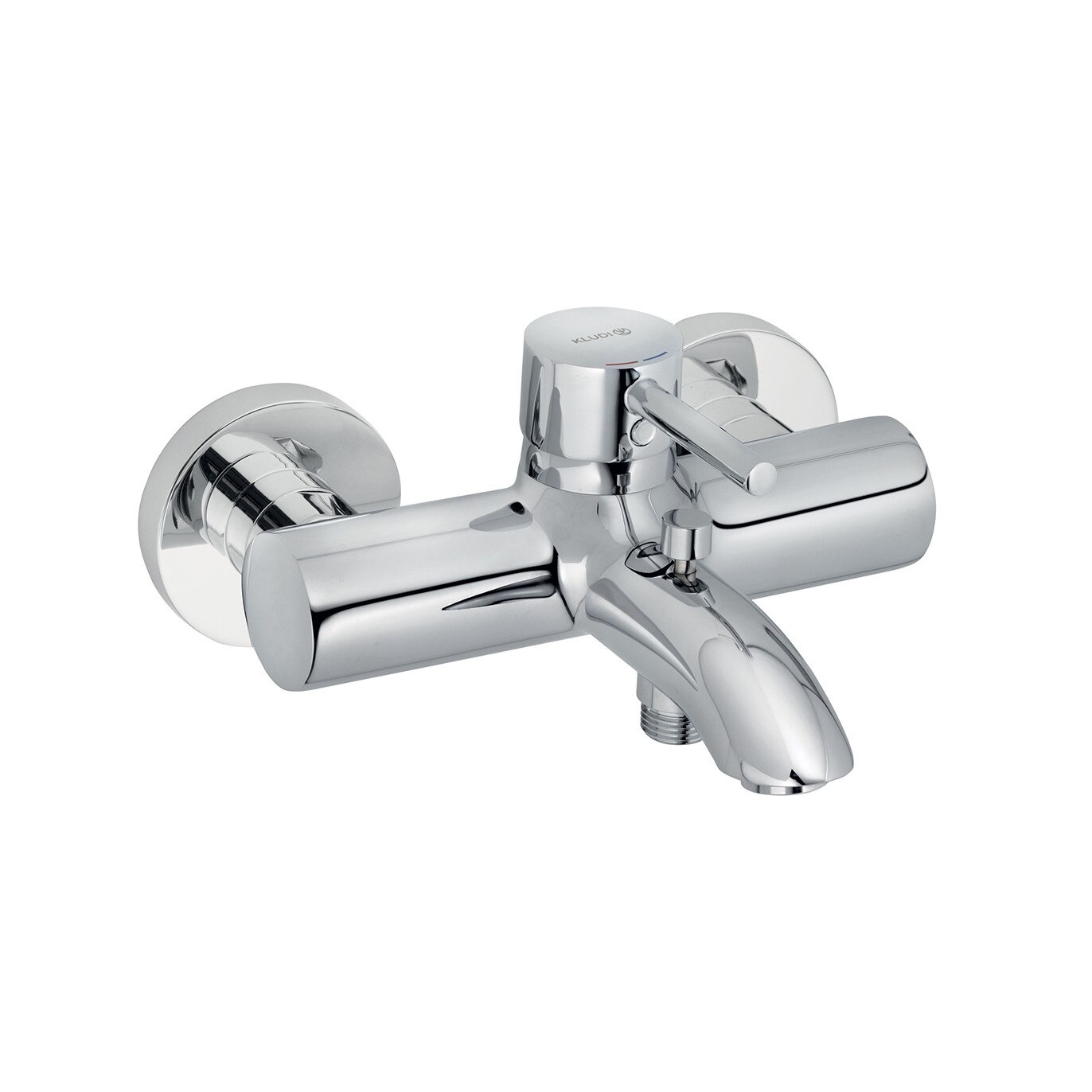 Baterie baie pentru cada/dus, Kludi Bozz 386910576, Montaj aplicat, Crom