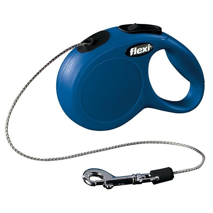 Lesa Flexi Classic Snur XS 3 m pana la 8 kg Albastru 11772