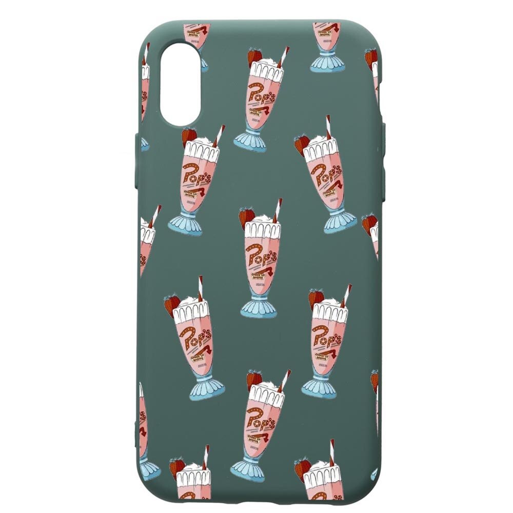 Husa Premium Silicon Compatibila Cu Huawei Y5 2019, Riverdale Shake, cu interiorul din material textil, protectie camera, Forest Green, PFG609
