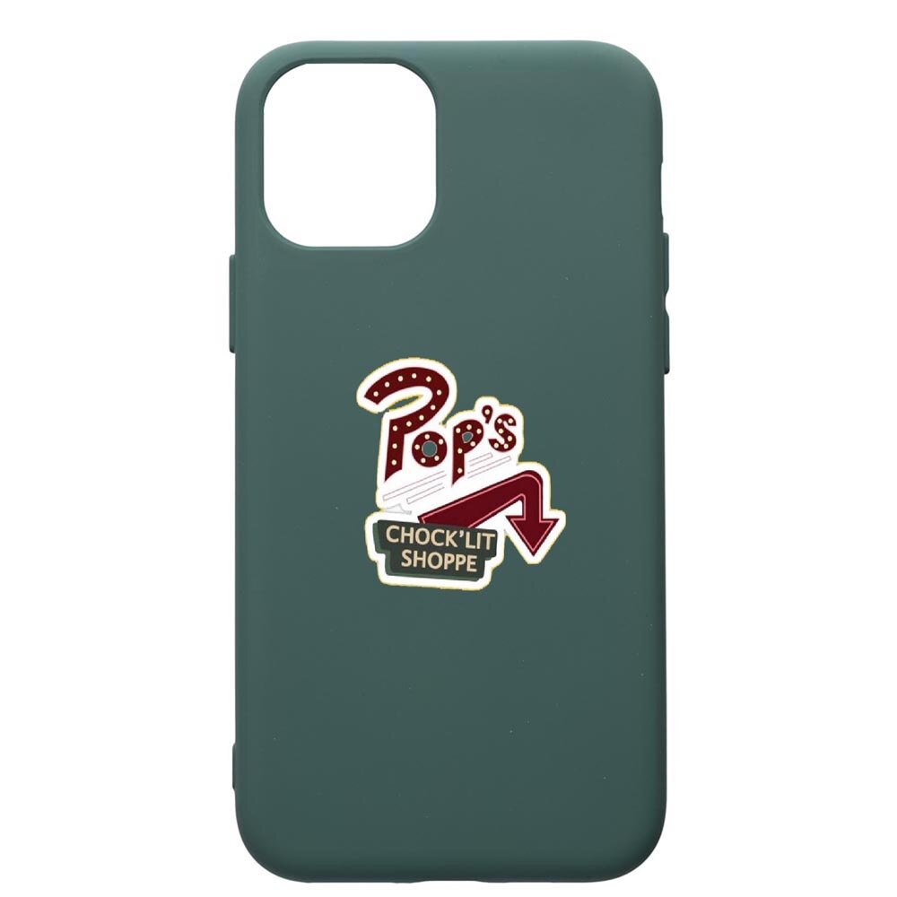 Husa Premium Silicon Compatibila Cu Apple iPhone 11 Pro Max, Riverdale, cu interiorul din material textil, protectie camera, Forest Green, PFG610