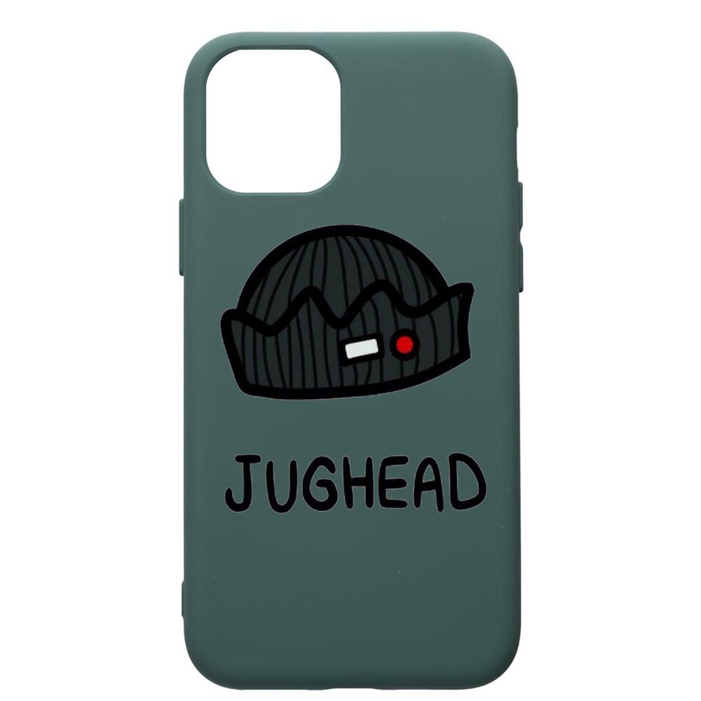 Husa Premium Silicon Compatibila Cu Apple iPhone 11, Riverdale Jughead, cu interiorul din material textil, protectie camera, Forest Green, PFG611