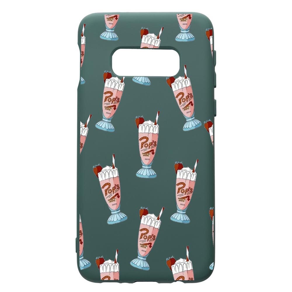 Husa Premium Silicon Compatibila Cu Samsung Galaxy S10e, Riverdale Shake, cu interiorul din material textil, protectie camera, Forest Green, PFG609
