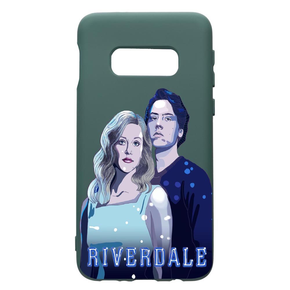 Husa Premium Silicon Compatibila Cu Samsung Galaxy S8, Riverdale, cu interiorul din material textil, protectie camera, Forest Green, PFG614