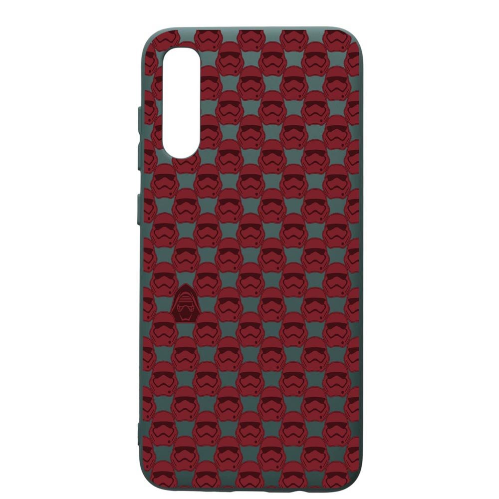 Husa Premium Silicon Compatibila Cu Samsung Galaxy A70, Star Wars First Order, cu interiorul din material textil, protectie camera, Forest Green, PFG425