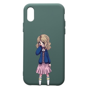 Husa Premium Silicon Compatibila Cu Samsung Galaxy A10, Stranger Things, cu interiorul din material textil, protectie camera, Forest Green, PFG371 Husa Premium Silicon Compatibila Cu Samsung Galaxy A10, Stranger Things, cu interiorul din material textil, protectie camera, Forest Green, PFG371